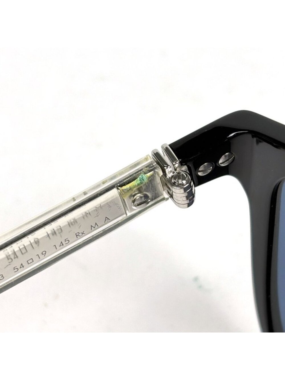 Dior Logo Sunglasses Eyewear Acetate Black Blue - Picture 5 of 6